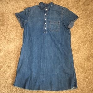 Gap Button Up Denim Dress